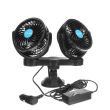 Ventilator Twin, 12V, fi10cm, prindere ventuza, 61015 CarCo 