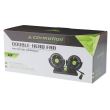 Ventilator dublu 12V, 2xfi10cm, pe suport, 4" DoubleFan 86341 Carmotion