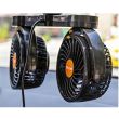 Ventilator 24V, fi10cm, 4", Dual turbo fan, regulator TwinFan, 61019 CarCo, HX-T7056E
