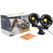 Ventilator 24V, fi10cm, 4", Dual turbo fan, regulator TwinFan, 61019 CarCo, HX-T7056E