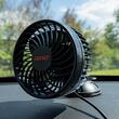 Ventilator 12V, fi15cm, 9W, prindere ventuza, 2 viteze, PRO Series, 03003 Amio