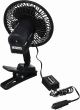 Ventilator 12V, fi17cm, metalic, prindere cu clema, 2404016 CAR+