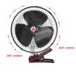 Ventilator 24V, fi25cm, metalic, prindere clips, 10", 61020 Carco