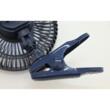 Ventilator cu acumulator 2000mAh si iluminare LED, incarcare 5V USB, fi 21cm, 6viteze, prindere cu clips, 360°, Compass 07230