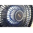 Ventilator cu acumulator 2000mAh si iluminare LED, incarcare 5V USB, fi 21cm, 6viteze, prindere cu clips, 360°, Compass 07230