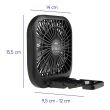 Ventilator cu USB, birou sau auto cu prindere tetiera 524.20 Alca