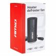 Ventilator 12V, 2 in 1, aeroterma dezghetare parbriz, tip feon, rotund 150W 02898 Amio