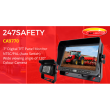 Kit camera mers inapoi cu monitor 7", cablu 20m, 12 - 24V, CA9770 247 Lighting