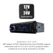 MP3 player PNI Clementine Bus Truck 8524BT RDS 4x45w 12V/24V 1 DIN cu SD, USB, AUX, RCA si Bluetooth