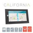 Player multimedia MP3 auto 2DIN California MNC 39753, 4 x 50 W, WiFi , Bluetooth, MP5, AUX, SD, USB