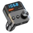 Transmitator FM MP3, 2×USB, QC3, PD36W, 12V-24V, Amio 04647