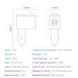 Transmitator FM, modulator, MP3 cu 2 USB si priza 27641 BASEUS