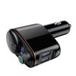 Transmitator FM, modulator, MP3 cu 2 USB si priza 27641 BASEUS