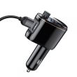 Transmitator FM, modulator, MP3 cu 2 USB si priza 27641 BASEUS