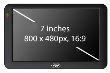GPS diagonala 7" 1G (DDR3) PNI S906 cu Android 6.0, IGOPrimoTruck, harti incluse Here Maps si Waze