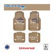 Set 4 covorase universale, 71x50, ajustabile, bej, Delta10 Car+