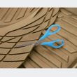 Set 4 covorase universale 71x49, ajustabile, bej Continental 20 CAR+ CONTI10