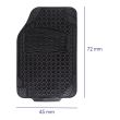 Set 2 covorase universale 72x45, ajustabile, din cauciuc, Buble, fata, 732.02 Alca
