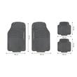 Covorase univ73x43, PVC, ajust, negre, CM-04 AMIO 05015