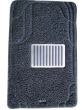Covorase auto cauciuc negre (imitatie textil) Premium DT006A Art  