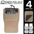 Set 4 covorase universale mocheta, 67x44, bej, Premium PLUSH03 Car+