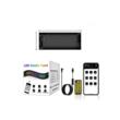 Panou flexibil LED RGB Eyes Devil, 60x12cm, Bluetooth+ telecomanda, USB 5V.