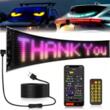 Panou flexibil LED RGB Eyes Devil, 90x19cm, Bluetooth, telecomanda, USB 5V.
