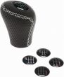 Maner schimbator viteze, piele perforata 2505GWG RaceSport