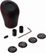 Maner schimbator viteze, piele perforata 2505GRG RaceSport