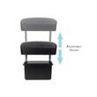 Cotiera auto universala neagra, inaltime reglabila, 446 Armrest