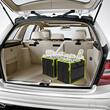Set 2 organizatoare pliabile cu maner, 25x30cm, verde neon, 54925 MNC 