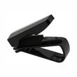 Suport ochelari, card, cu clema, prindere la parasolar, negru-crom, 06279 Compass