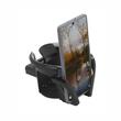 Suport pahar si telefon, montare grila ventilatie, 2in1, negru-crom, Select, 06270 Compass 