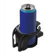 Suport pahar si telefon, montare grila ventilatie, 2in1, negru-crom, Select, 06270 Compass 