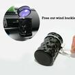 Scrumiera auto cu LED, prindere 2in1, grila ventilatie sau suport pahar, neagra, LP-012