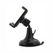 Suport dublu pentru telefon, 55-85mm, prindere cu ventuza, rotativ, negru, Twin 06267 Compass 