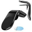 Suport telefon fixare cu clips, in forma de L, magnetic, Hold-12, 02183 Amio