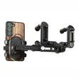 Suport telefon cu brat articulat telescopic, prindere la oglinda retrovizoare, rotativ, 63184 Carmotion