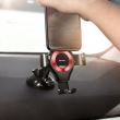 Suport telefon prindere ventuza Nano, Osculum Gravity Red, 26878 Baseus