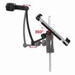 Suport tableta cu prindere pe tetiera 4.7"-13" flexibil 511.87 Heyner