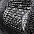 Perna scaun cu bile negre, 98x49cm, cu suport lombar ergonomic plasa, 03645 Amio