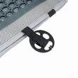 Perna scaun cu bile, 97x44cm, cu suport lombar, gri, 03641 Amio