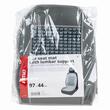 Perna scaun cu bile, 97x44cm, cu suport lombar, gri, 03641 Amio