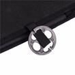 Perna scaun cu bile, 110x46cm, cu suport lombar, neagra, 03644 Amio