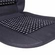Perna scaun cu bile, 110x46cm, cu suport lombar, neagra, 03644 Amio