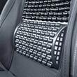 Perna scaun cu bile, 110x46cm, cu suport lombar, neagra, 03644 Amio