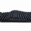Perna scaun cu bile, 126x46cm, suport lombar si tetiera, neagra, 03650 Amio