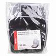 Perna scaun cu bile, 131x46cm, cu suport lombar si tetiera, gri cu alb, 03647 Amio