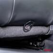 Perna scaun husa, cu bile, cu suport lombar, 120x45, semi tetiera, neagra, 04429 Amio