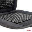 Perna scaun husa, cu bile, cu suport lombar, 120x45, semi tetiera, neagra, 04429 Amio